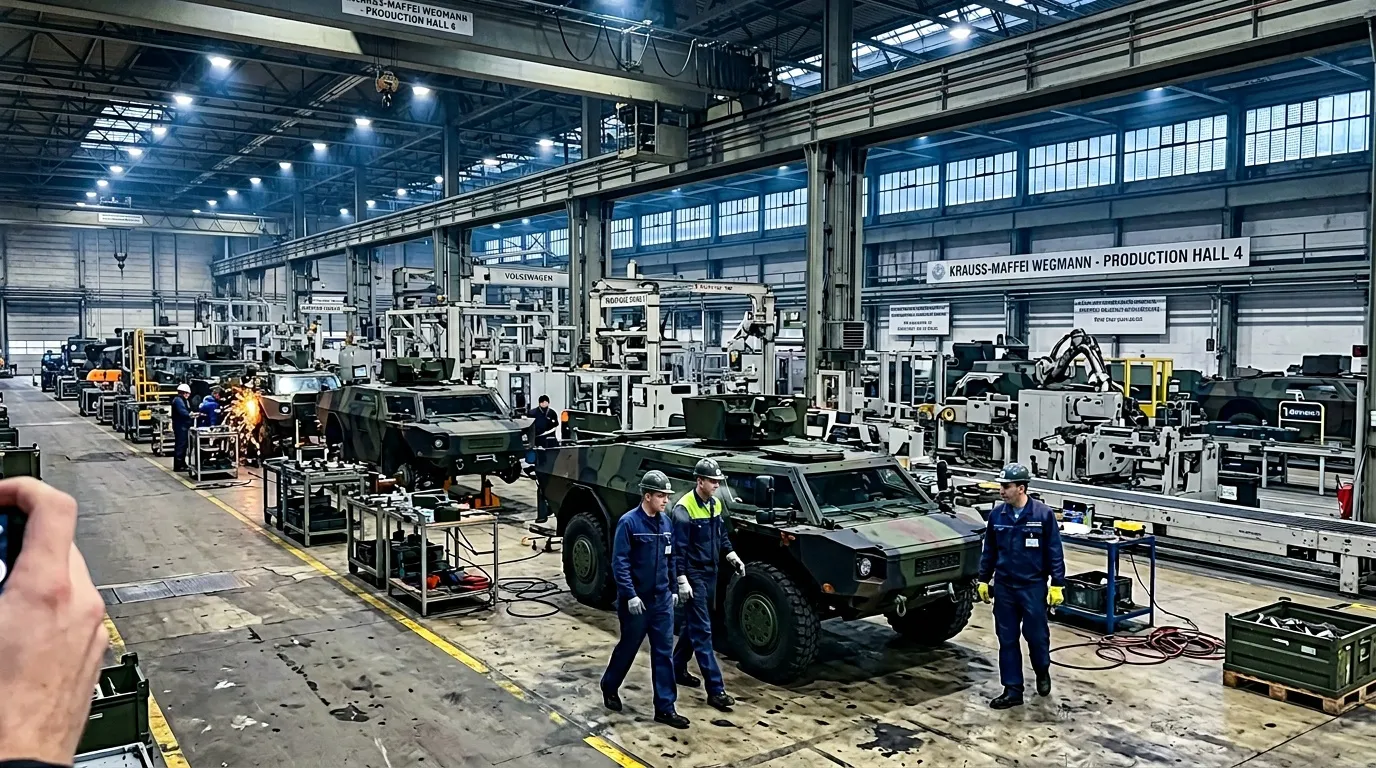 Industrie automobile en Europe : la reconversion militaire