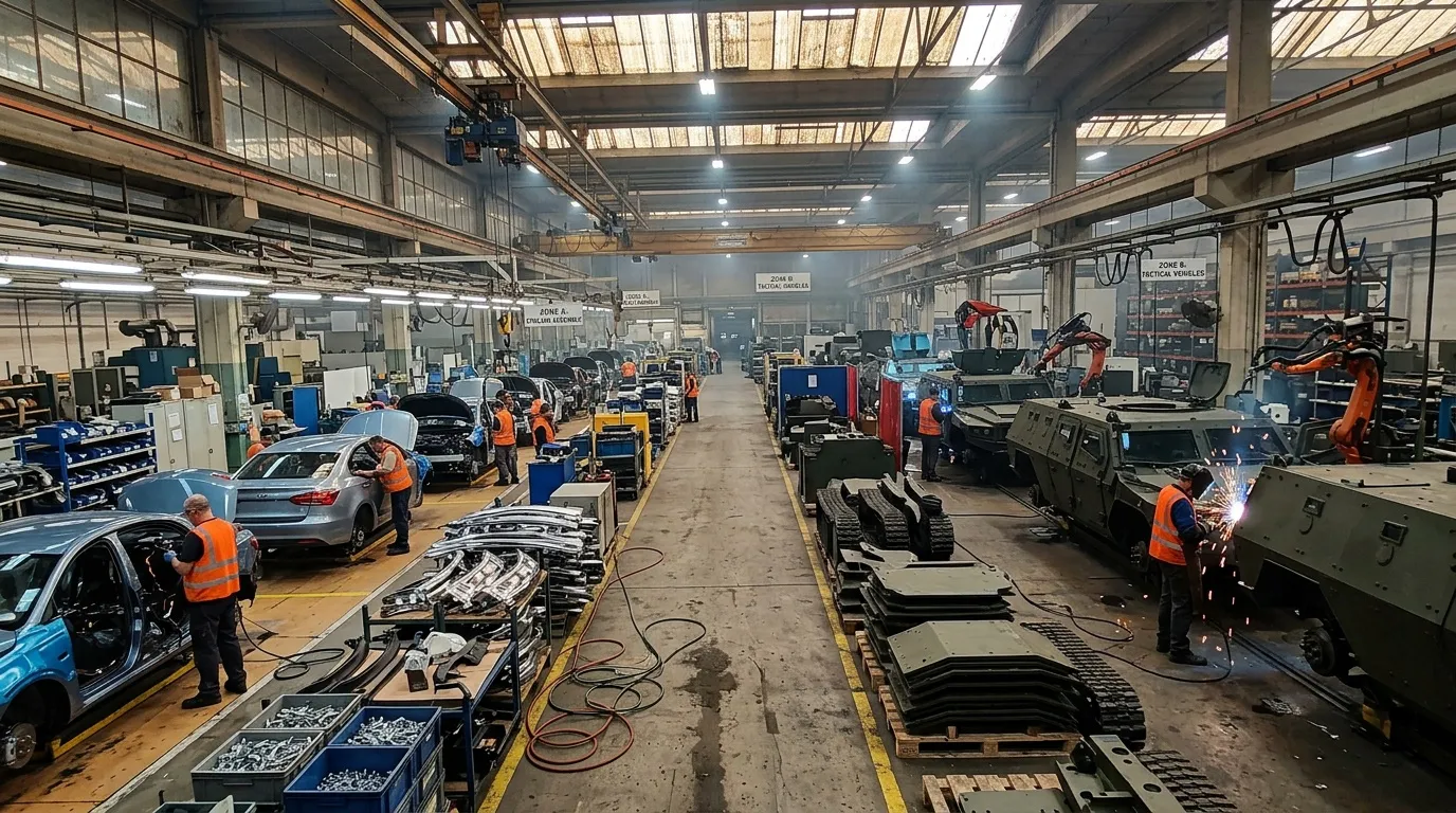 Géants automobile : reconversion vers l'armement