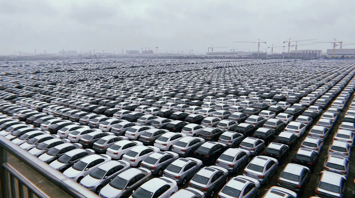 Chine rappel automobile : 87 km² de parking nécessaires