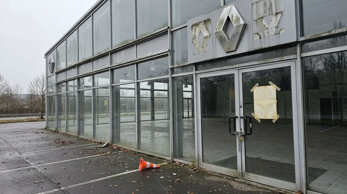 Grand concessionnaire Renault Allemagne en faillite