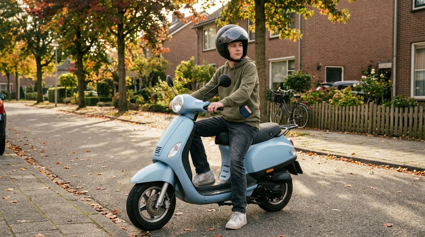 Conduire scooter 14 ans : permis AM obligatoire