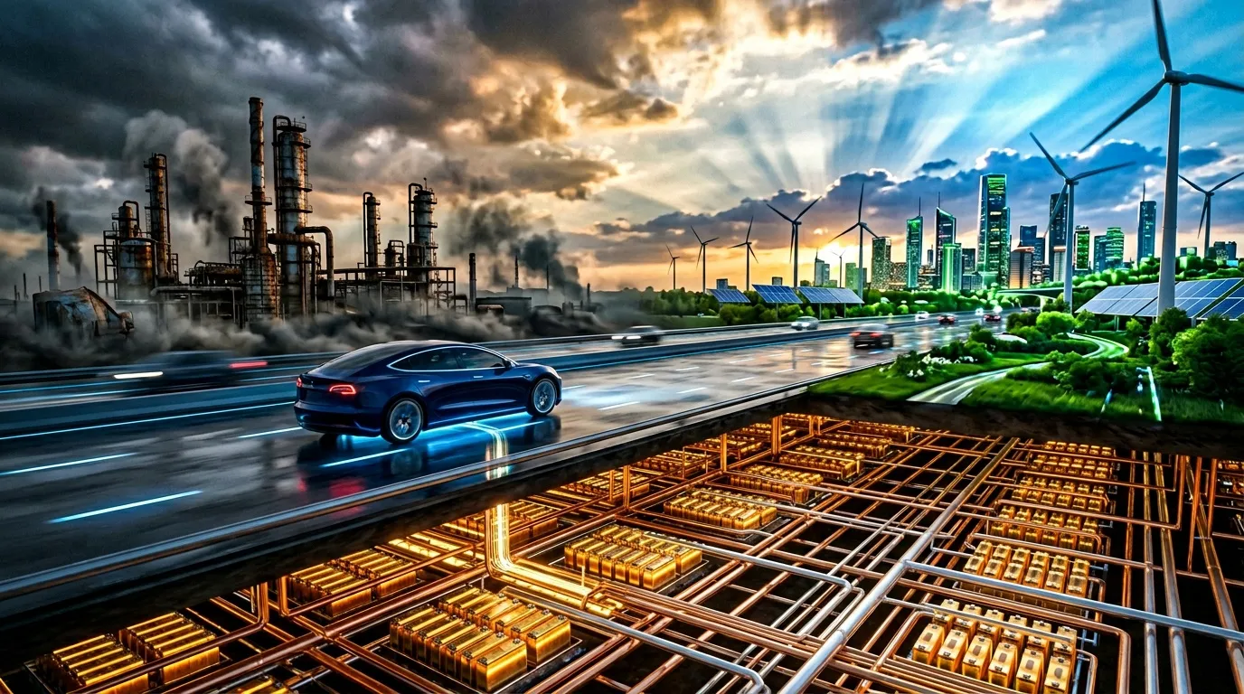 Batteries et réseaux : l'automobile franchit le point de bascule sans pétrole