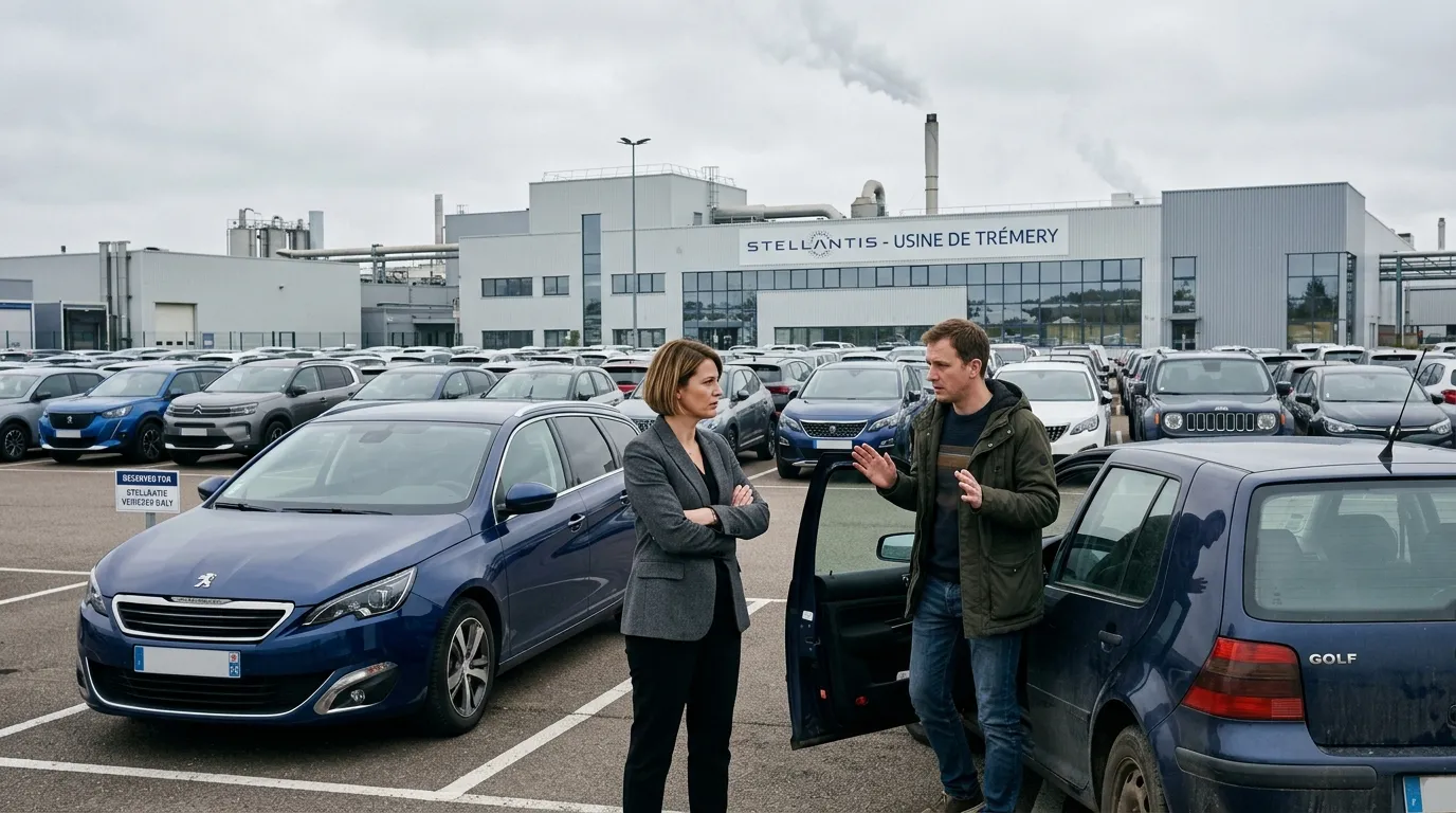 Stellantis : une amende si vous venez travailler avec la mauvaise voiture